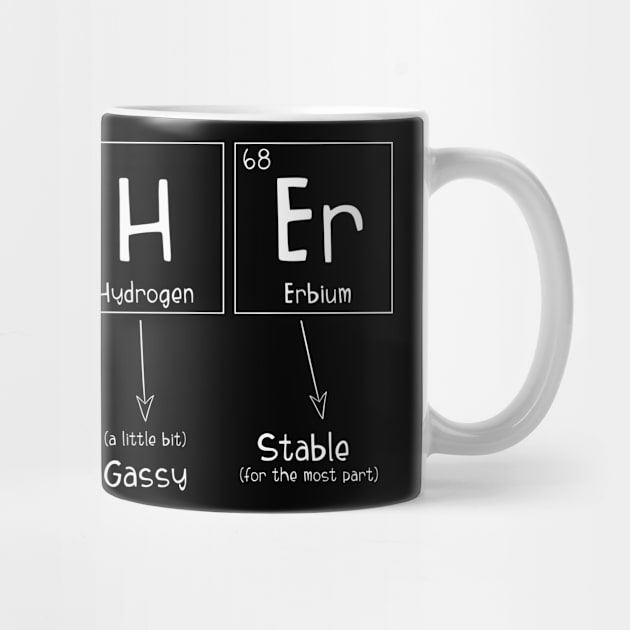 Periodic Table of Elements Father by LovableDuck